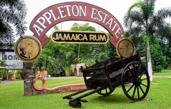 Entrance to Appleton Estate in Jamaica